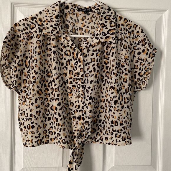 Animal print crop top - Picture 1 of 4